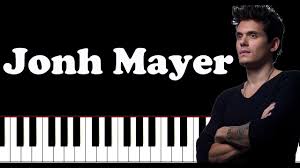 John Mayer New Light Piano Tutorial Midi Sheet Music