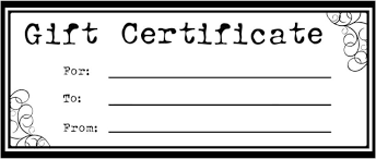 Fill In Gift Certificate Template The Hakkinen