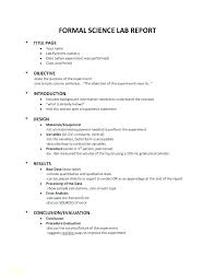 Biology Lab Report Formal Template Example Word Picture