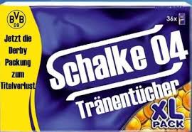 403 less than a minute. Schalke 04 Tranentucher