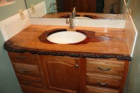 Featured vanity 1 comment 1. Live Edge Oak Vanity Top Craftsman Bathroom Seattle By Built By Daniel Houzz