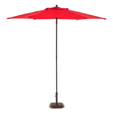Outdoor Patio Umbrella In Ruby Red