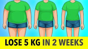 lose 5 kg in 2 weeks home exercises