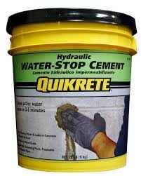 quikrete hydraulic water stop 20 lb