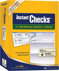 instant checks for quickbooks quicken