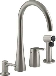 It's one of the oldest companies in the industry and over the. Kohler Koi Vibrant Stainless 1 Handle High Arc Kitchen Faucet With Side Spray R23009 Sd Vs Amazon Com