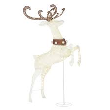 Home Accents Holiday Sweet Serenity 84 In Christmas Warm White Led Jumping Deer