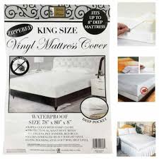 king size vinyl zippered mattress cover