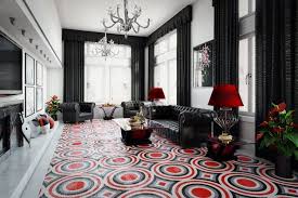 room decor around your bold area rug