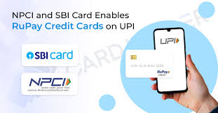 sbi card enable rupay credit cards on upi