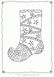 Looking for christmas coloring pages? Printable Christmas Stocking Coloring Pages Coloring Home