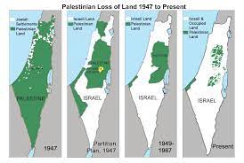 The blue portion is israel, the rest is all arab lands. A Synopsis Of The Israel Palestine Conflict