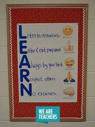 List Of Attractive Claes Rules Display Ideas Anchor Charts