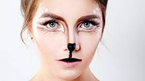 perfect deer makeup for halloween