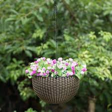 Plastic Hanging Basket Flower Planter