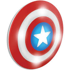 Marvel 3d Wall Light Captain America