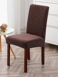 1pc Jacquard Stretch Chair Cover Shein Uk