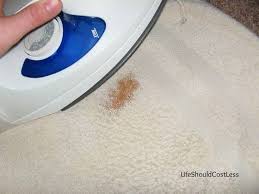 how to remove wax from carpet without