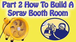 Posted december 3, 2018 (edited) i decided that it was time to finally create a spray booth so that i could keep painting through the winter. Part 2 How To Build A Spray Booth Room Atex Rated Extract Fan Youtube