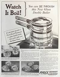 1937 Pyrex Flameware Ad See Through