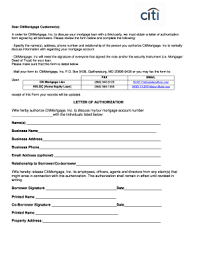 citibank letterhead form fill out and