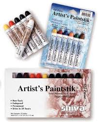 Shiva Artist S Paintstik Oil Color Set Iridescent Primary Colors Set Set Of 6
