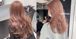 rose milk tea hair is a gorgeous hair