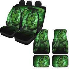 The Hulk 3pcs Car Seat Covers Front