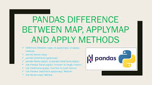pandas difference between map applymap