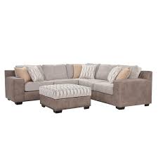 American Furniture Classics 8 012 S246v6k Sectional Sofa In Parchment Chenille Fabric Multi Color 3 Piece