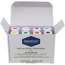 Image not available for color: Buy Food Coloring Americolor Soft Gel Paste Junior Kit 8 Colors 75 Ounce Bottles Online In Hungary B0026n2y3u