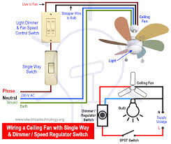 How To Wire A Ceiling Fan Fan Control