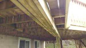 deck beam joint location exterior