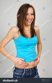 Sexy Teen Showing Her Paunch Stock Photo 128114084 | Shutterstock
