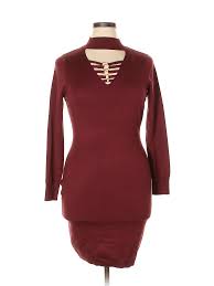 Details About Say What Women Red Casual Dress 1x Plus