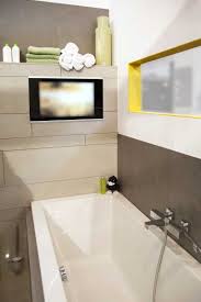 Water as well as steam can get into the tv and ruin the circuits so you will definitely want to get a waterproof bathroom tv. How To Install A Bathroom Tv Blog Sanctuary Bathrooms