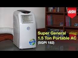 General, carrier, lg, panasonic, gree, haier samsung brand air conditioner. Super General 1 5 Ton Portable Ac Sgpi 182 Overview Youtube