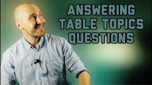 table topics question toastmaster tips