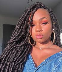 These gorgeous crochet braids are styled into a cute, curly tapered. 23 Crochet Faux Locs Styles To Inspire Your Next Look Page 2 Of 2 Stayglam