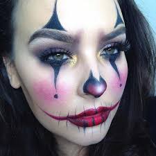 creepy clown halloween makeup tutorial