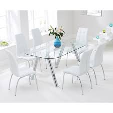 Pantheon Glass Dining Table And 4