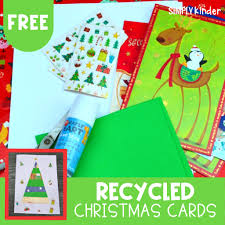 recycled christmas cards simply kinder