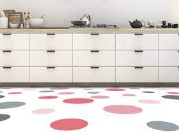 polka dot flooring home decor ideas