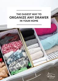 the easiest way to organize any drawer