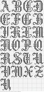 Free Cross Stitch Alphabet Cross Stitch Alphabet Cross