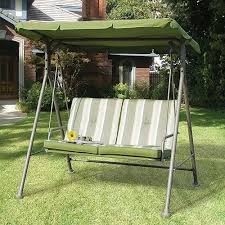 Stainless Steel 2 Seater Garden Swing
