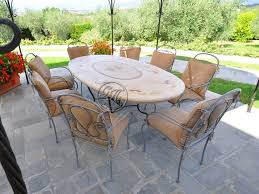7 Oval Stone Garden Table By Gh Lazzerini