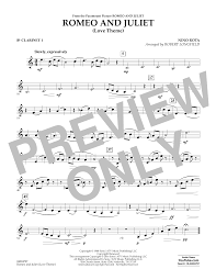 F juliet says hey it's romeo, c y dm ou nearly gave me a heart c at f tack. Robert Longfield Romeo And Juliet Love Theme Bb Clarinet 1 Sheet Music Download Pdf Score 353002