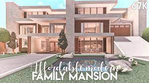 Press profile homify 17 september, 2015 20:00. Affordable Modern Family Mansion Bloxburg Build Youtube