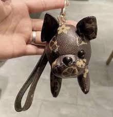 luxury dog keychain bulldog sold